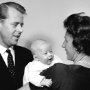 22 July 1962 their first child, Cathrine, was born. The couple had five children all together. Photo: NTB / Scanpix